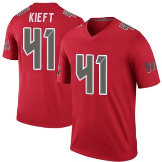 Legend Ko Kieft Men's Tampa Bay Buccaneers Color Rush Jersey - Red