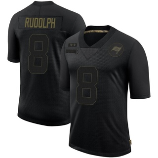 Limited Kyle Rudolph Men's Tampa Bay Buccaneers 2020 Salute To Service Jersey - Black