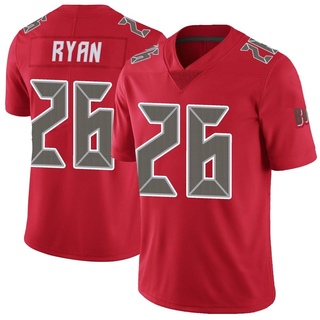 Limited Logan Ryan Men's Tampa Bay Buccaneers Color Rush Jersey - Red