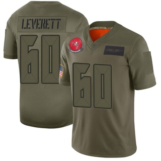 Limited Nick Leverett Men's Tampa Bay Buccaneers 2019 Salute to Service Jersey - Camo