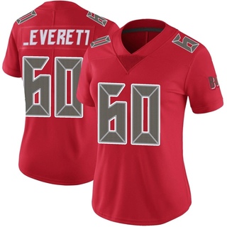 Limited Nick Leverett Women's Tampa Bay Buccaneers Color Rush Jersey - Red