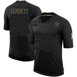 Limited Nick Leverett Youth Tampa Bay Buccaneers 2020 Salute To Service Jersey - Black